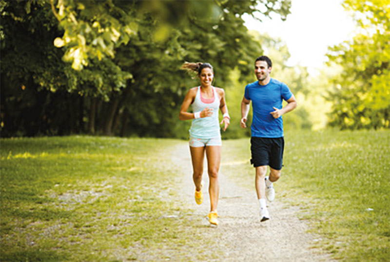 jogging